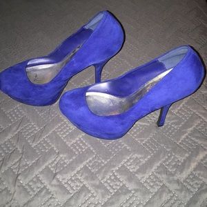 Platform Suede Heels